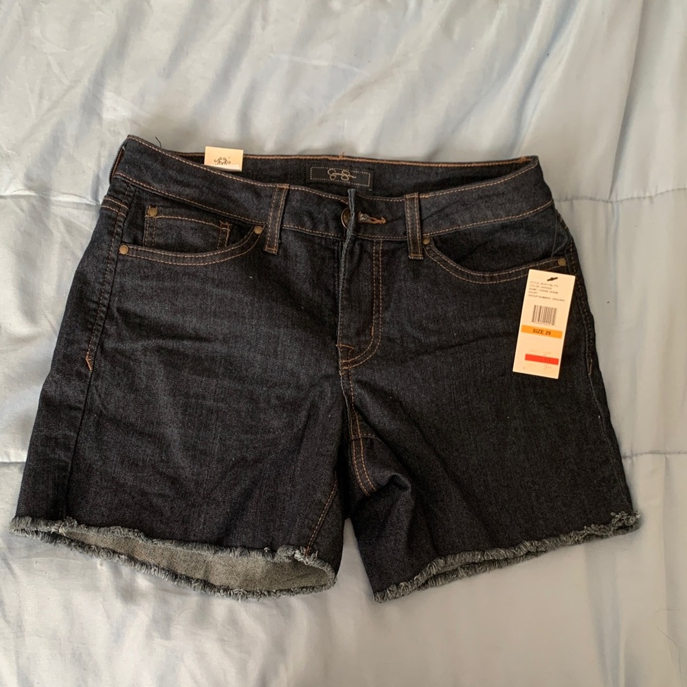 Dark Blue Jean Shorts